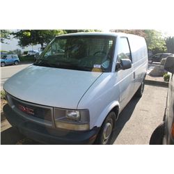 1999 WHITE GMC SAFARI CARGO VAN 389,556KM GAS 4.3L