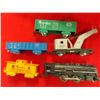 Image 1 : Electric train set engine and 4 cars