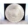 Image 1 : Hand Forged Hammered Alum Plate Marked on Bottom 12 round