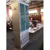 Image 3 : Large  Cabinet with Glass Doors & 5 Drawers approx 31" x 20" H 88"  On Line Bidders this  is  a frei