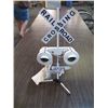 Image 1 : Rail Road Crossing  Sign Miniture 8"wide 8"longx 17" Tall