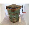 Image 1 : Alaska Star Freezer Old Wood Bucket Ice Cream Maker 12" Round x 16" Tall