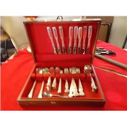 Box. Misc. Flatware (Silverplate)