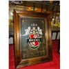 Image 1 : Vintage Becks Beer Product of Germany Bar Mirror Sign in Wooden Frame approx 23" x  17"