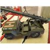Image 1 : Rare late 1960's  GI Joe Jeep Working spring loaded cannon, with working  lights. GI Joe by HASBRO m