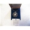 Image 2 : 1977 Inaugural Commeremorative Jimmy Carter Jimmy Carter Pendent with COA from Franklin  Mint