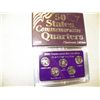 Image 1 : 2000 Quarters Commemorative Platinum Edition 50 State Quarters Commemorative Platinum  Edition