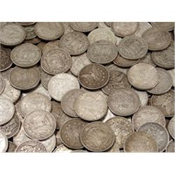 Lot of (100) Morgan Silver Dollars (ag-vg)