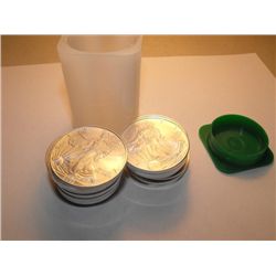 Lot of 20 Silver Eagle Bullion