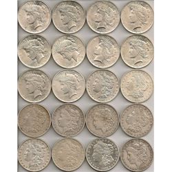 Lot of (20) Silver Dollars - Mixed - 90% Silver