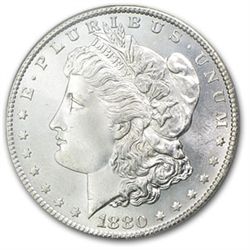 1880 p BU Morgan Dollar