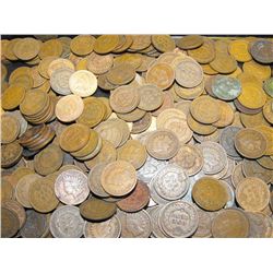 (100) Indian Head Cents - Circulated