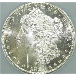 1880 S BU Morgan Silver Dollar
