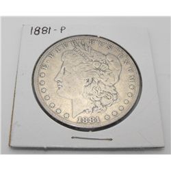 1881 p VG Morgan Dollar