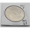 Image 1 : 1921 P MS 63 BU Morgan Dollar