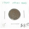 Image 1 : 1900 INDIAN HEAD PENNY RED BOOK VALUE IS $8.00 *RARE VERY FINE GRADE*!!