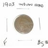 Image 1 : 1903 INDIAN HEAD PENNY RED BOOK VALUE IS $5.00 *RARE FINE GRADE*!!