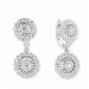 Image 1 : GENUINE 0.75 CTW DIAMOND EARRING 14K GOLD