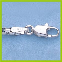 Genuine 16" 14k Gold-Yellow 2.4mm Puff Box Chain 6.9g