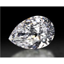 Diamond GIA Cert. Pear 0.74 ctw D, SI2