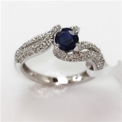 4.00g 14k White Gold Diamond Ring