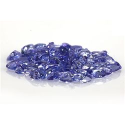 Natural Tanzanite Zoisite Oval-Pear Cut 134pcs 33.81ctw