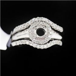 8.35g 14k White Gold Diamond Ring