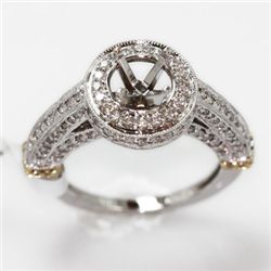 6.23g 14k White Gold Diamond Ring