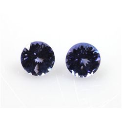 1.35 ctw Tanzanite Round Cut