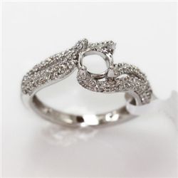 4.00g 14k White Gold Diamond Ring