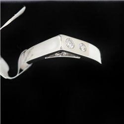 4.40g 14k White Gold Diamond Ring