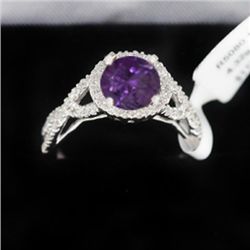 4.32g 14k White Gold Diamond Ring