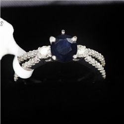 4.57g 14k White Gold Diamond Ring