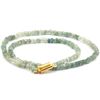 Image 3 : Aqua Marine beads 61.60 ctw Necklace