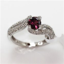 4.00g 14k White Gold Diamond Ring