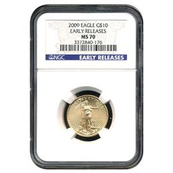 Certified American $10 Gold Eagle 2009 MS70 NGC