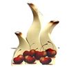 Image 1 : DECORATIVE BIG CHERRY CANDLE SET