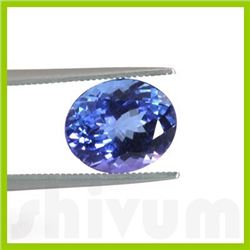 Genuine Natural 4.71 ctw Tanzanite Oval Cut 9.5x11.5mm