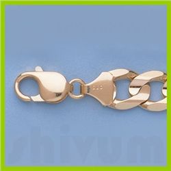 Genuine 16" 14k Gold-Yellow 10.8mm Figaro Chain 67.4g