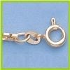 Image 1 : Genuine 16" 14k Gold-Yellow 2.1mm 8 Sided Box Chain