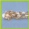 Image 1 : Genuine 7" 14k Gold-Yellow 7.0mm Charm Bracelets 15g