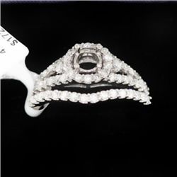 4.05g 14k White Gold Diamond Ring