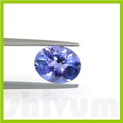 Genuine Natural 1.62 ctw Tanzanite Oval Cut AAA 6.5x9mm