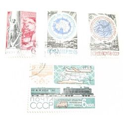 4 Total LARGE U.S.S.R. C.C.C.P RARE Stamps *4 TOTAL ALL FOR 1 MONEY*!!