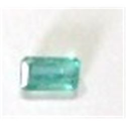 .30ct EXTREMELY RARE COLUMBIAN EMERALD GEMSTONE CUT & FACETED *NICE GREEN GEMSTONE*!!