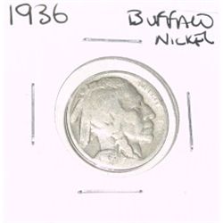 1936 BUFFALO NICKEL *PLEASE LOOK AT PICTURE TO DETERMINE GRADE*!!