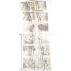 BLOCK OF 12 18 CENT U.S.A. RARE *WILDLIFE* Stamps BLACK BOOK VALUE FOR A 10 BLOCK IS $12.00 *BLOCK O