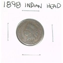 1898 INDIAN HEAD *PLEASE LOOK AT PICTURE TO DETERMINE GRADE*!!