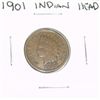 Image 1 : 1901 INDIAN HEAD *PLEASE LOOK AT PICTURE TO DETERMINE GRADE*!!