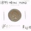 Image 1 : 1899 INDIAN HEAD RED BOOK VALUE IS $10.00 *RARE VERY FINE-30 GRADE*!!